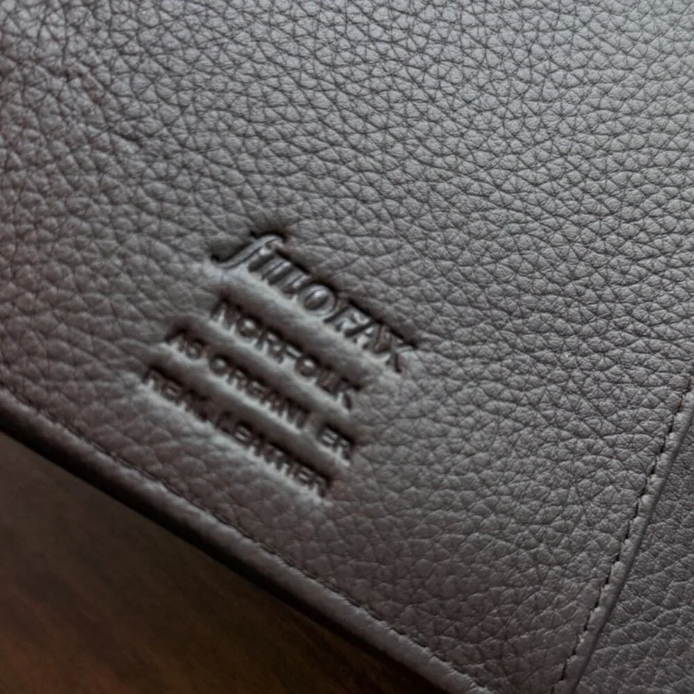 Filofax Norfolk A5 Leather Organizer & Cloth & Paper accessories